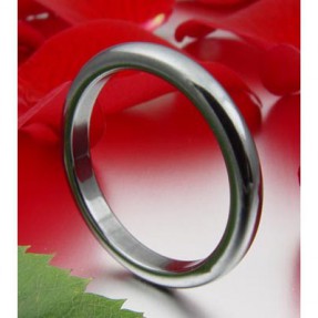Ring aus Rosenquarz, glatt, Breite 6mm, Rosenquarzring, Damenring