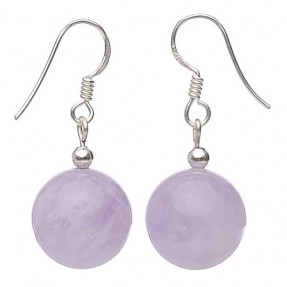 Ohrringe Ohrhänger aus Amethyst & 925 Silber, lavendel Ohrringe Ohrhänger aus Amethyst & 925 Silber, lavendel