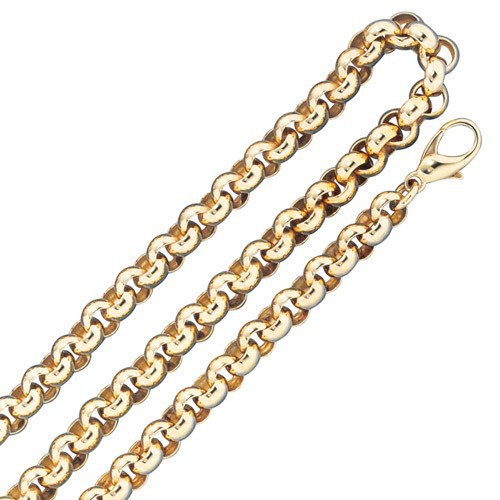 Schmuck-Krone - Goldschmuck Erbskette Collier Halskette, 585 Gold Gelbgold, 45cm