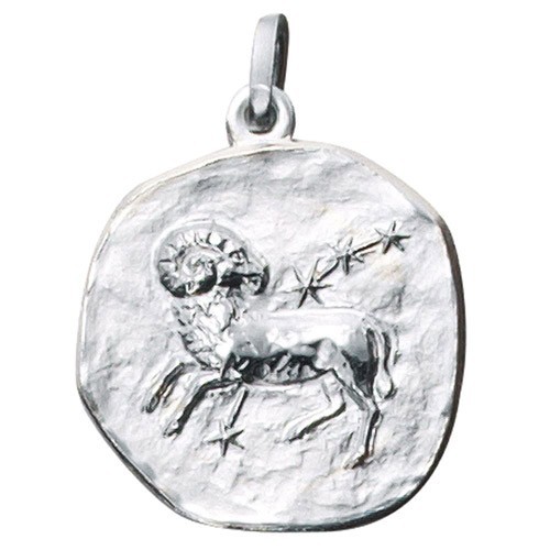 Sternzeichen Widder - Anhänger aus 925 Echt Silber Sterlingsilber