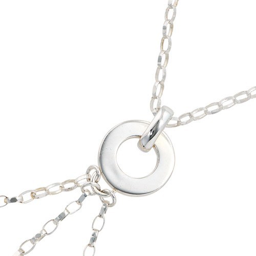 Halsschmuck Collier aus 925 Echt Silber Sterlingsilber, 45cm