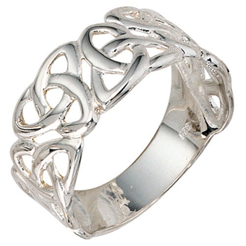 Breiter Silberring Ring Damenring aus 925 Echt Silber Sterlingsilber