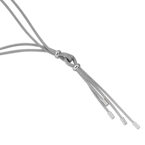 Y-Kette Kette Collier aus 925 Silber Sterlingsilber, Damenkette, 45 cm